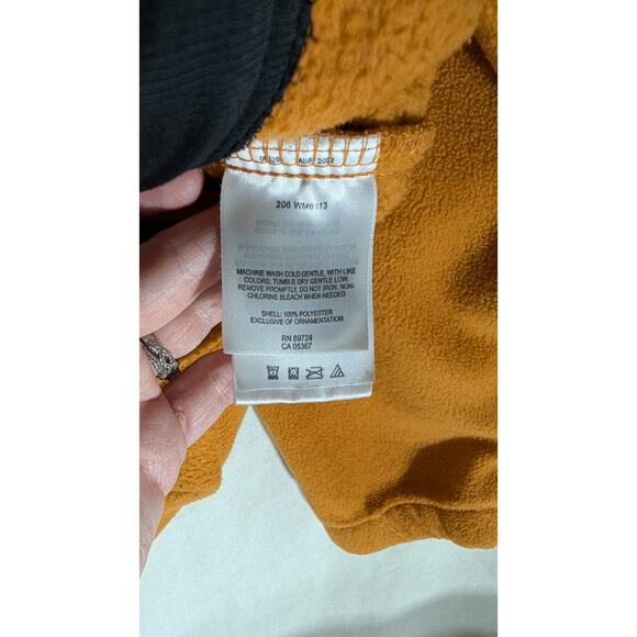 Columbia Men's Full Zip Fleece Jacket Sz L Orange Hiking Outdoors Camping - Picture 6 of 7